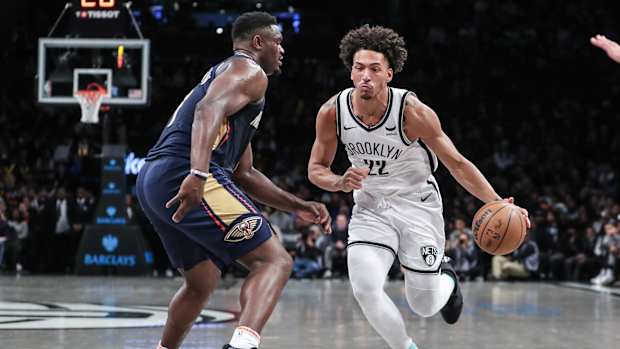 Brooklyn Nets forward Jalen Wilson